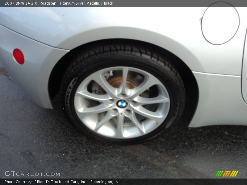 Titanium Silver Metallic / Black 2007 BMW Z4 3.0i Roadster
