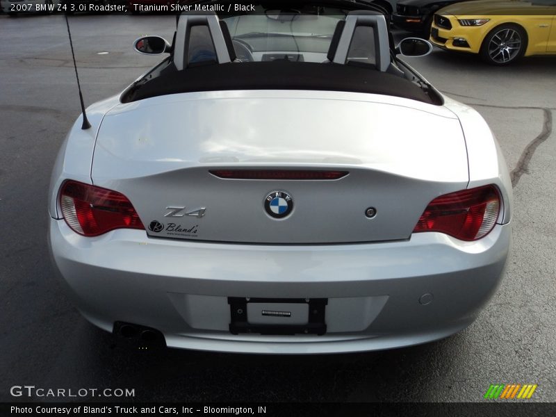 Titanium Silver Metallic / Black 2007 BMW Z4 3.0i Roadster