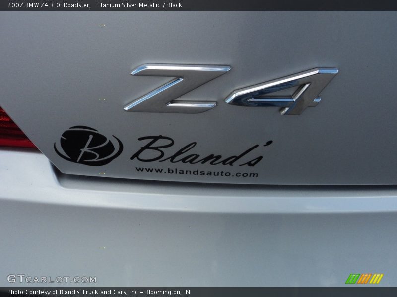 Titanium Silver Metallic / Black 2007 BMW Z4 3.0i Roadster