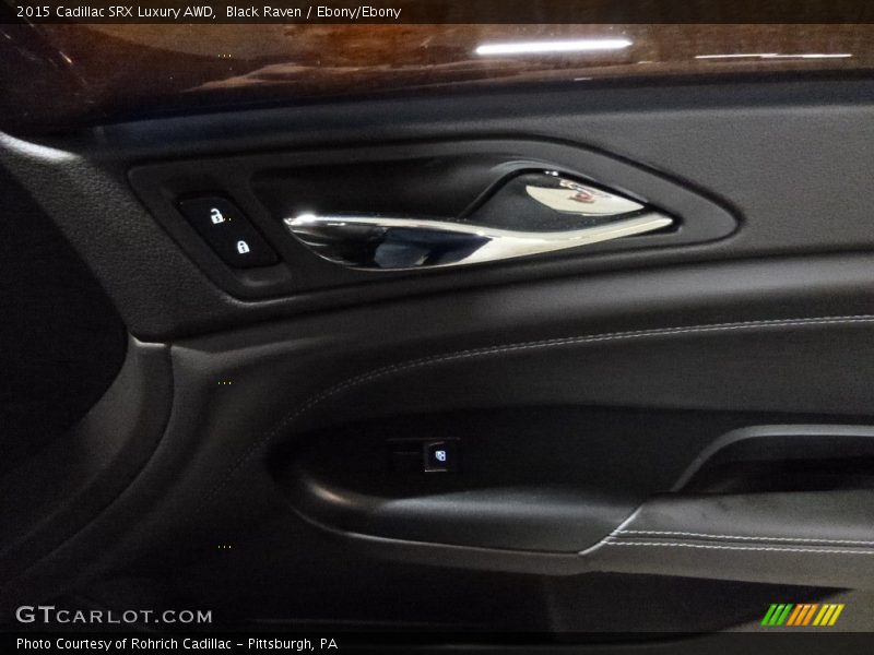 Black Raven / Ebony/Ebony 2015 Cadillac SRX Luxury AWD