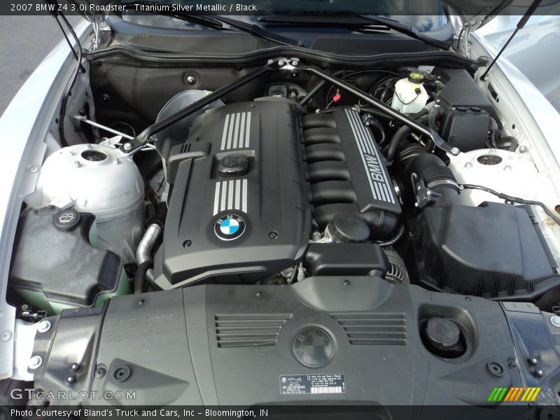 Titanium Silver Metallic / Black 2007 BMW Z4 3.0i Roadster