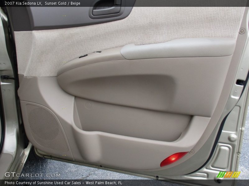 Sunset Gold / Beige 2007 Kia Sedona LX