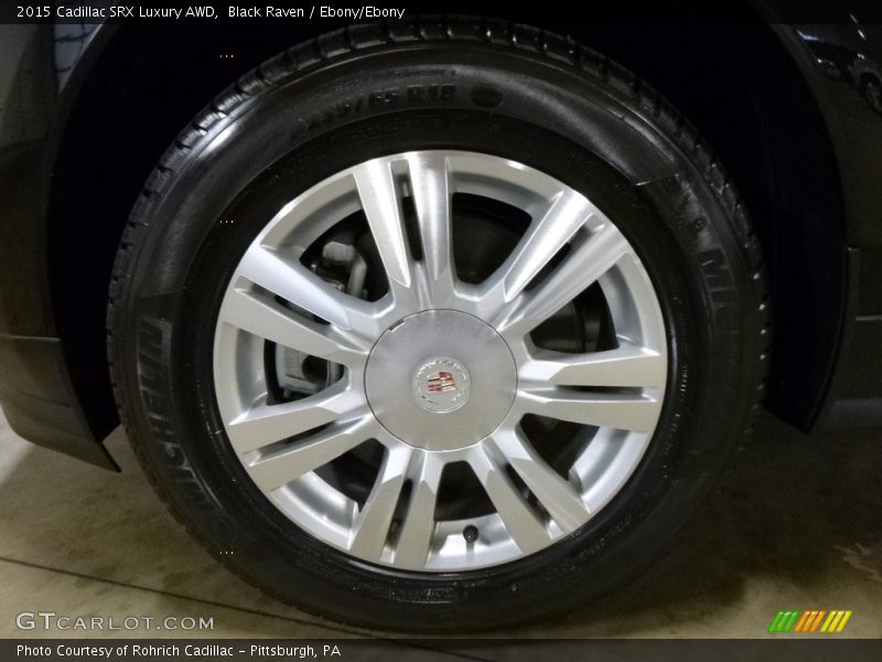 Black Raven / Ebony/Ebony 2015 Cadillac SRX Luxury AWD