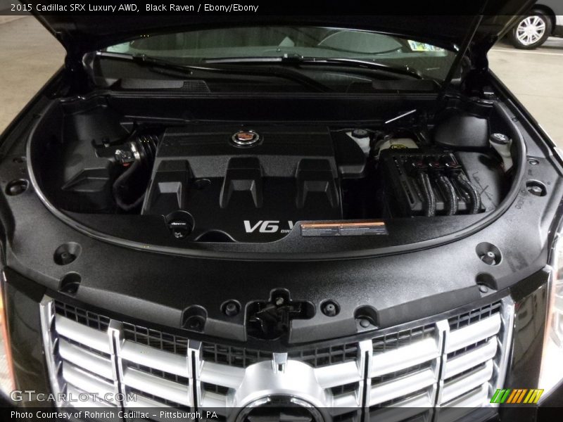 Black Raven / Ebony/Ebony 2015 Cadillac SRX Luxury AWD