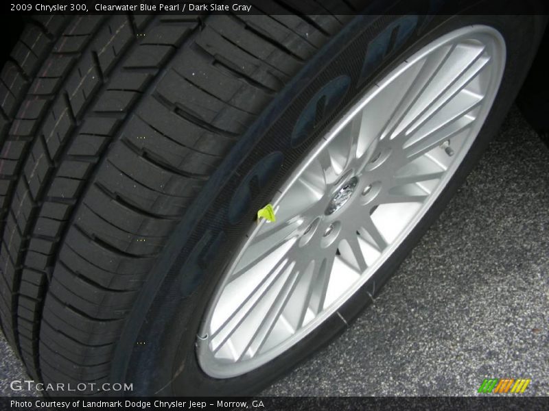 Clearwater Blue Pearl / Dark Slate Gray 2009 Chrysler 300