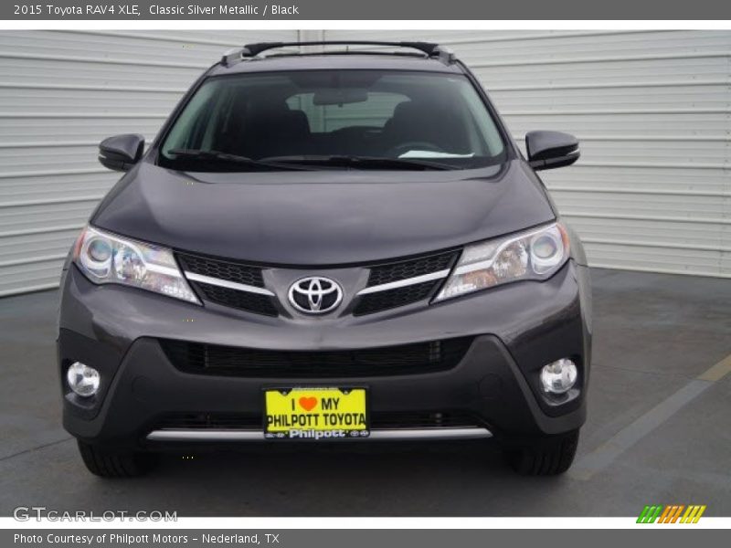 Classic Silver Metallic / Black 2015 Toyota RAV4 XLE