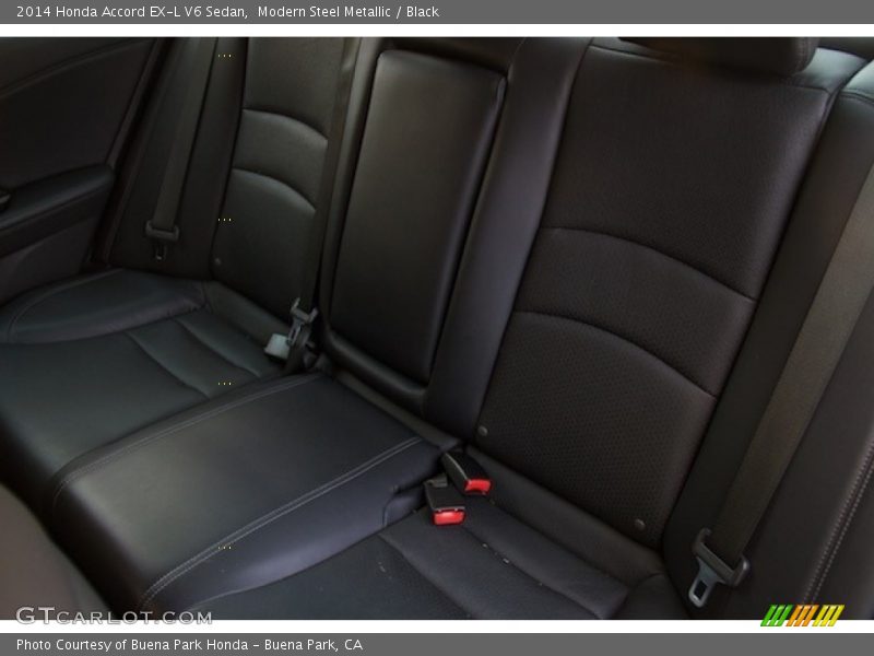 Modern Steel Metallic / Black 2014 Honda Accord EX-L V6 Sedan