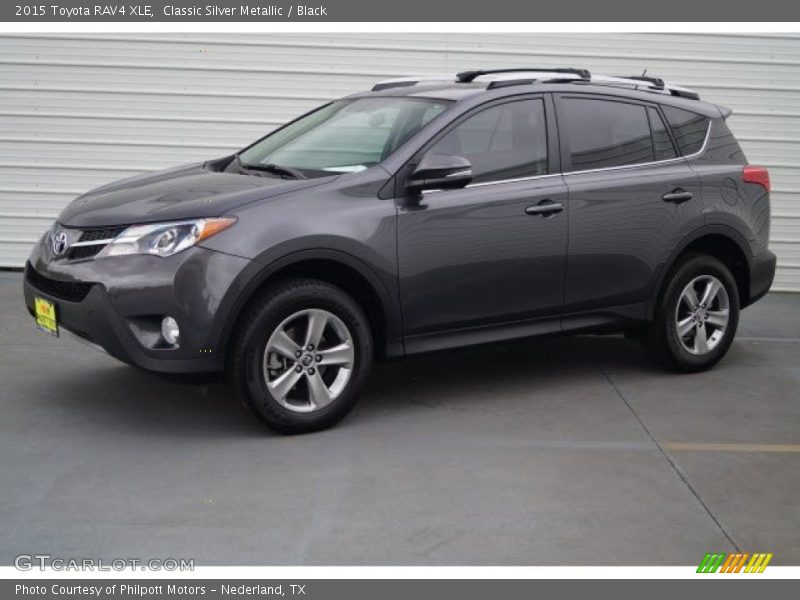 Classic Silver Metallic / Black 2015 Toyota RAV4 XLE