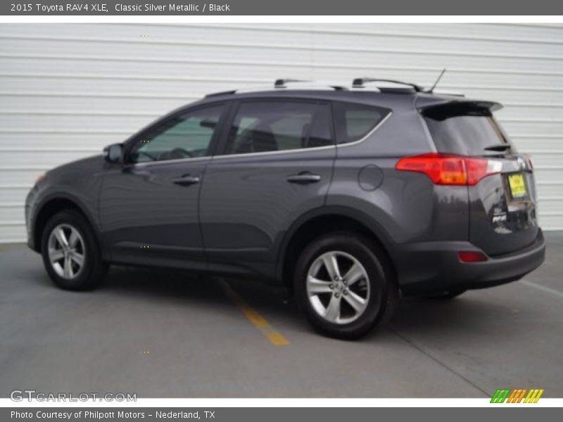 Classic Silver Metallic / Black 2015 Toyota RAV4 XLE