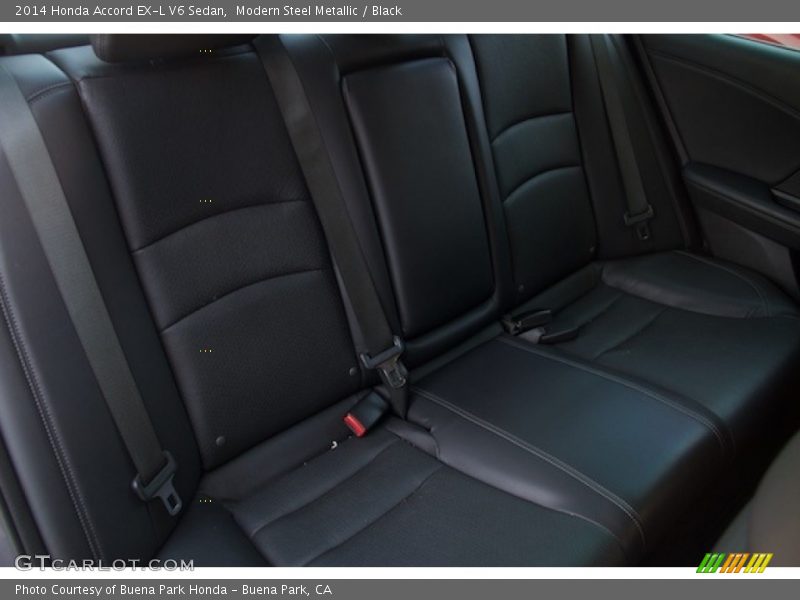 Modern Steel Metallic / Black 2014 Honda Accord EX-L V6 Sedan