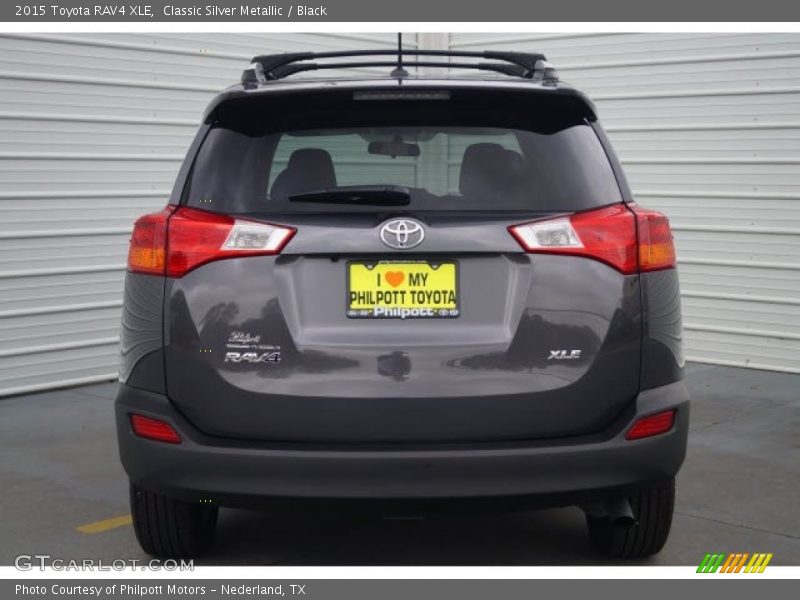 Classic Silver Metallic / Black 2015 Toyota RAV4 XLE