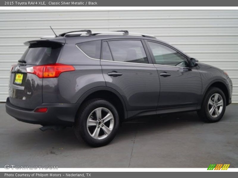 Classic Silver Metallic / Black 2015 Toyota RAV4 XLE