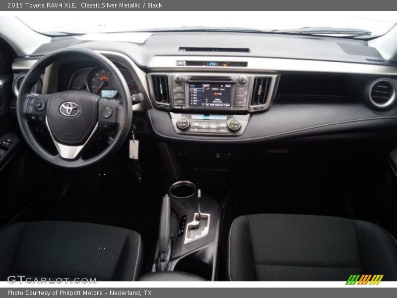 Classic Silver Metallic / Black 2015 Toyota RAV4 XLE