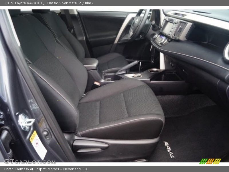 Classic Silver Metallic / Black 2015 Toyota RAV4 XLE