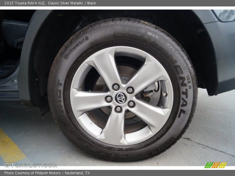 Classic Silver Metallic / Black 2015 Toyota RAV4 XLE