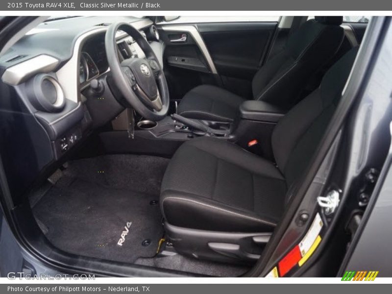 Classic Silver Metallic / Black 2015 Toyota RAV4 XLE