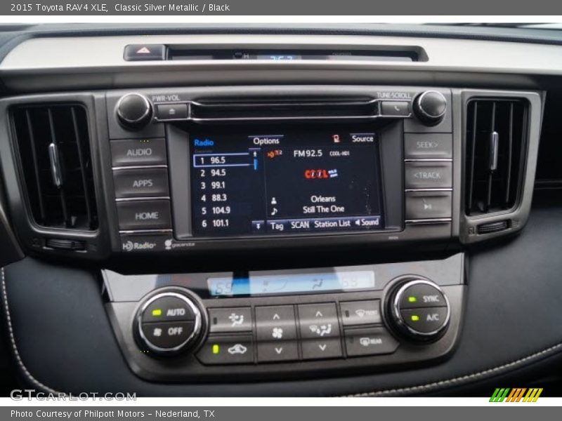 Classic Silver Metallic / Black 2015 Toyota RAV4 XLE
