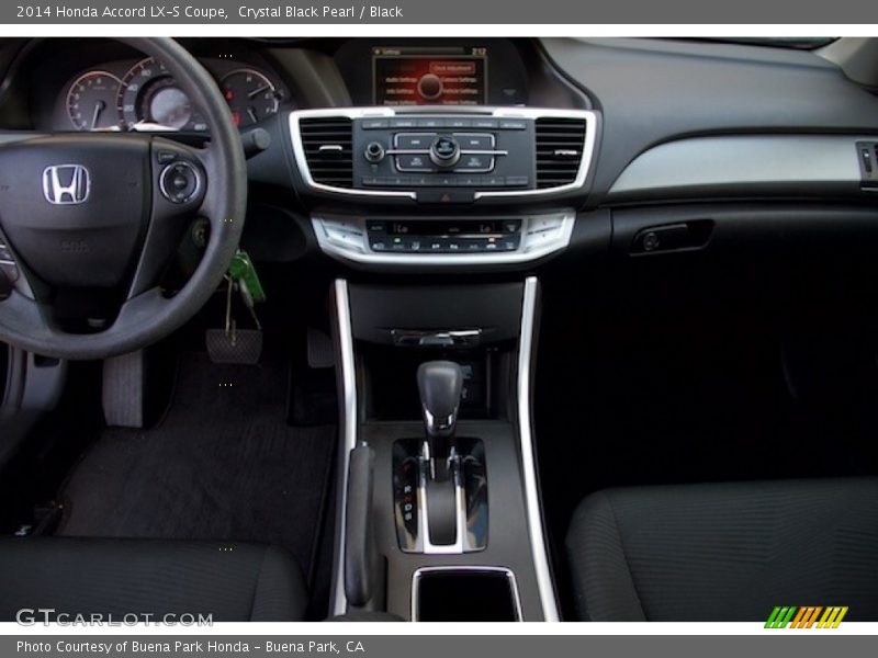 Crystal Black Pearl / Black 2014 Honda Accord LX-S Coupe
