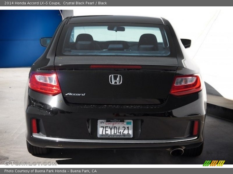 Crystal Black Pearl / Black 2014 Honda Accord LX-S Coupe