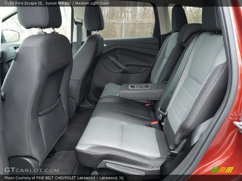 Sunset Metallic / Medium Light Stone 2016 Ford Escape SE