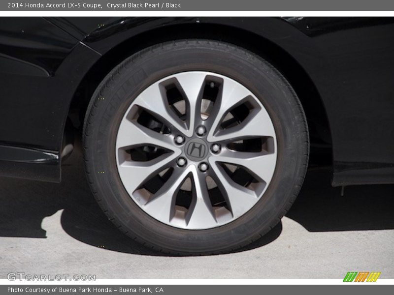 Crystal Black Pearl / Black 2014 Honda Accord LX-S Coupe