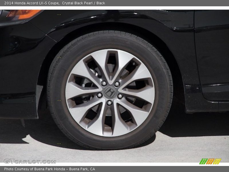 Crystal Black Pearl / Black 2014 Honda Accord LX-S Coupe