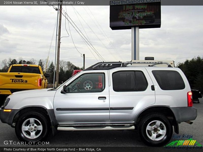 Silver Lightning Metallic / Gray 2004 Nissan Xterra SE