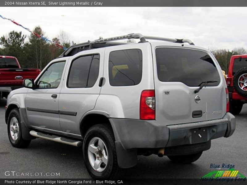 Silver Lightning Metallic / Gray 2004 Nissan Xterra SE