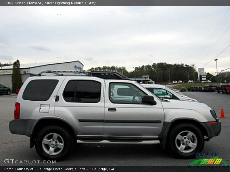 Silver Lightning Metallic / Gray 2004 Nissan Xterra SE