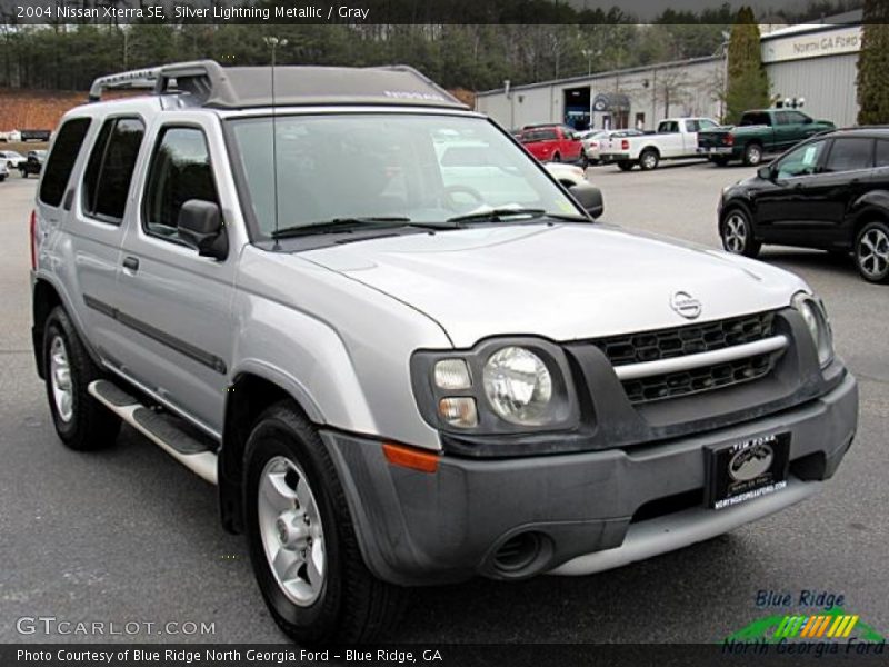 Silver Lightning Metallic / Gray 2004 Nissan Xterra SE