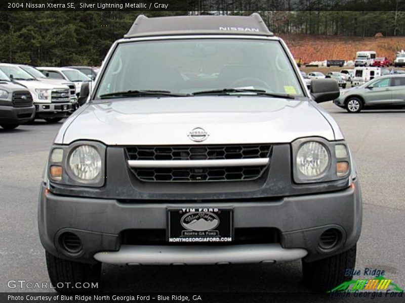 Silver Lightning Metallic / Gray 2004 Nissan Xterra SE