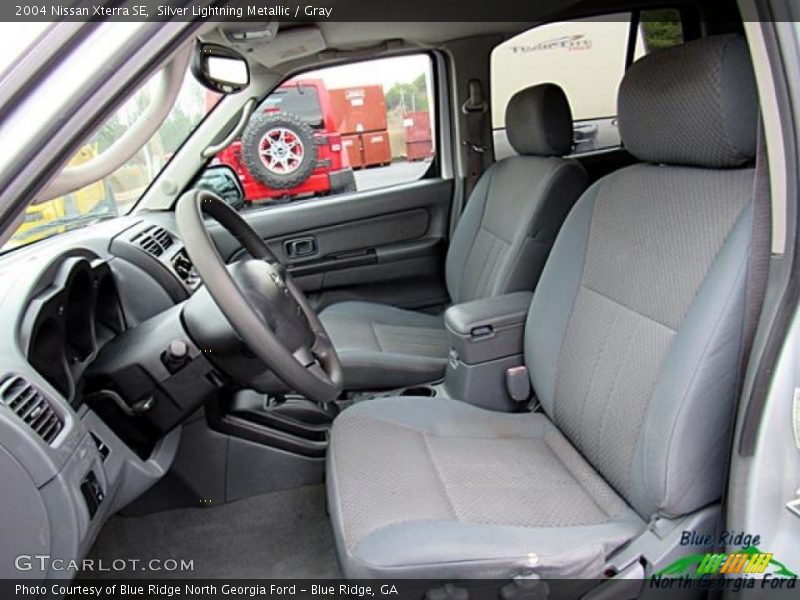 Silver Lightning Metallic / Gray 2004 Nissan Xterra SE