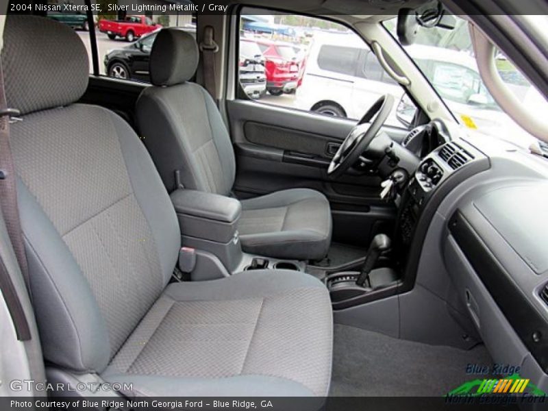 Silver Lightning Metallic / Gray 2004 Nissan Xterra SE
