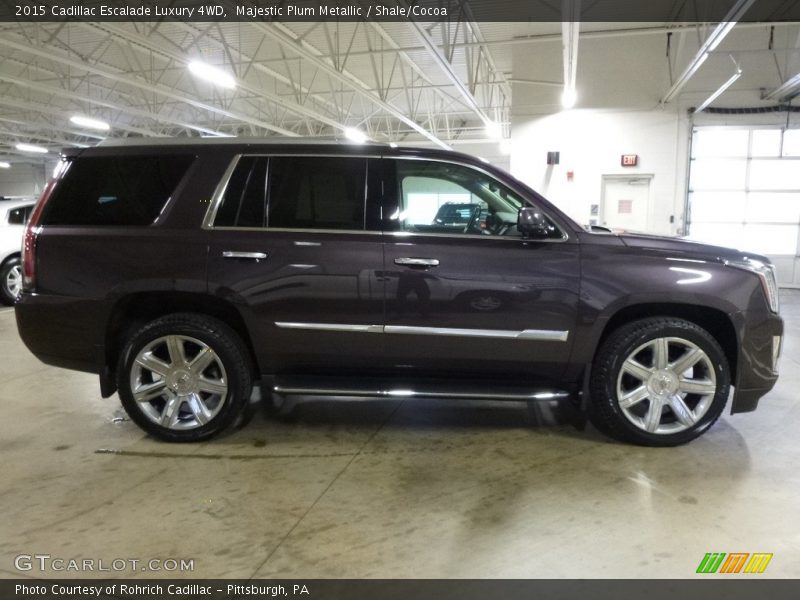 Majestic Plum Metallic / Shale/Cocoa 2015 Cadillac Escalade Luxury 4WD
