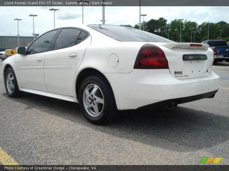 Summit White / Dark Pewter 2004 Pontiac Grand Prix GT Sedan