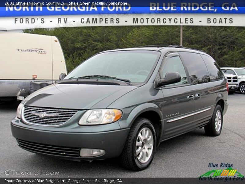 Shale Green Metallic / Sandstone 2001 Chrysler Town & Country LXi