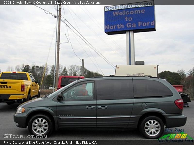 Shale Green Metallic / Sandstone 2001 Chrysler Town & Country LXi