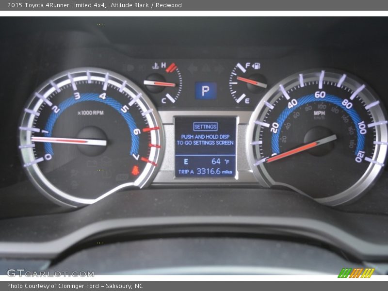 Attitude Black / Redwood 2015 Toyota 4Runner Limited 4x4