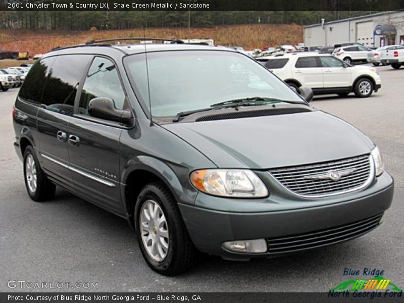 Shale Green Metallic / Sandstone 2001 Chrysler Town & Country LXi