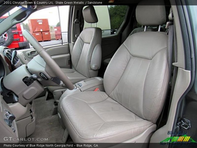 Shale Green Metallic / Sandstone 2001 Chrysler Town & Country LXi