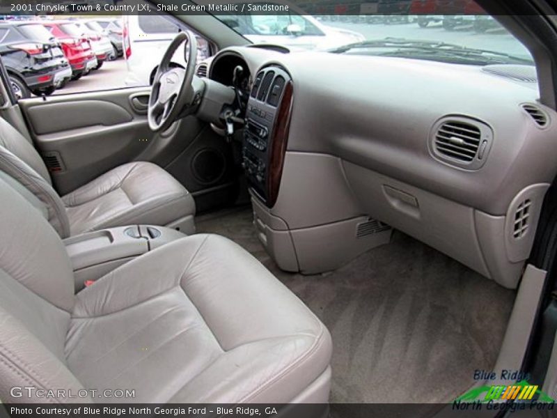 Shale Green Metallic / Sandstone 2001 Chrysler Town & Country LXi