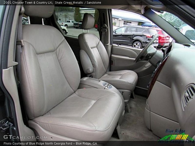 Shale Green Metallic / Sandstone 2001 Chrysler Town & Country LXi