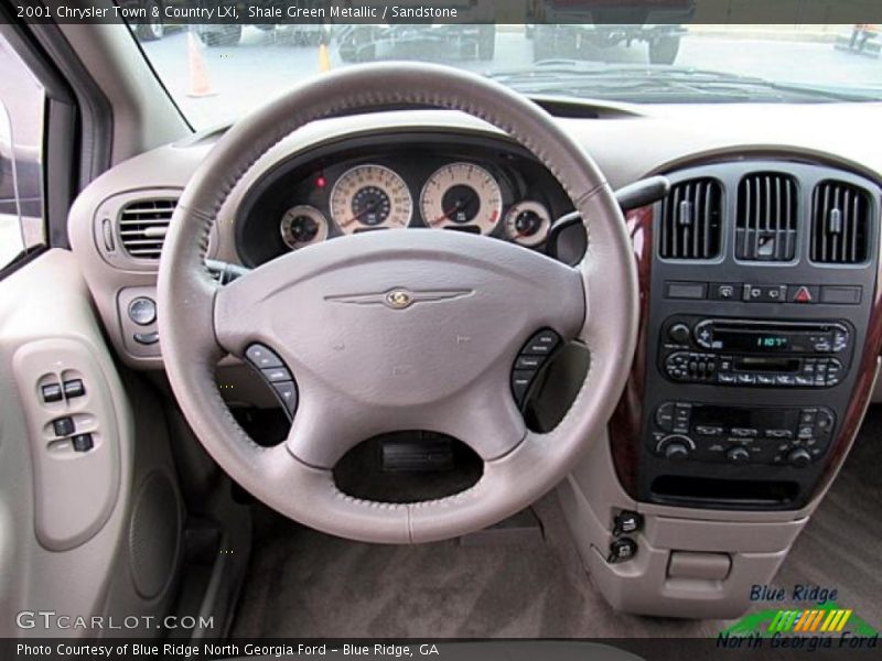 Shale Green Metallic / Sandstone 2001 Chrysler Town & Country LXi