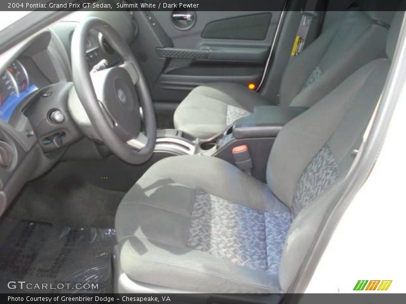 Summit White / Dark Pewter 2004 Pontiac Grand Prix GT Sedan