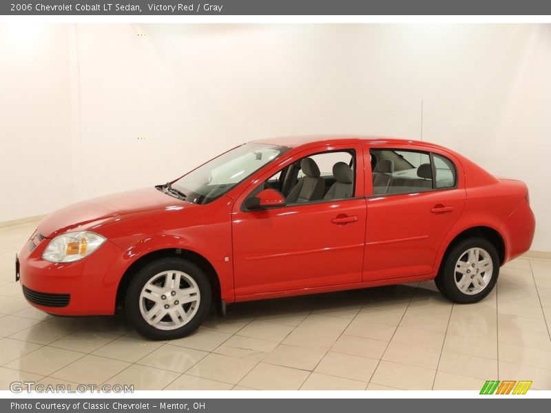 Victory Red / Gray 2006 Chevrolet Cobalt LT Sedan