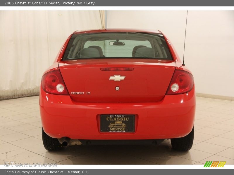 Victory Red / Gray 2006 Chevrolet Cobalt LT Sedan