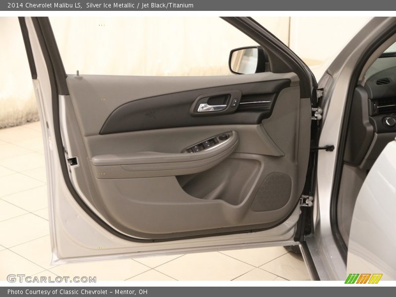 Silver Ice Metallic / Jet Black/Titanium 2014 Chevrolet Malibu LS