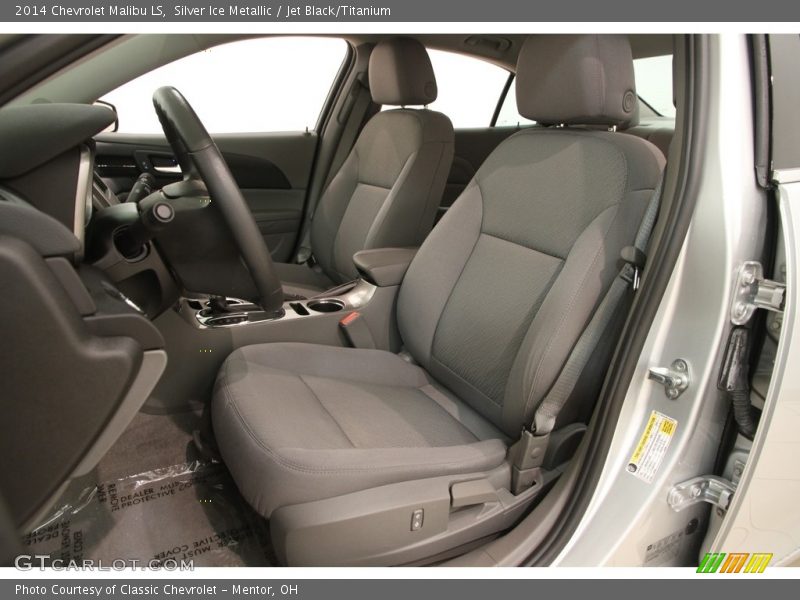 Silver Ice Metallic / Jet Black/Titanium 2014 Chevrolet Malibu LS