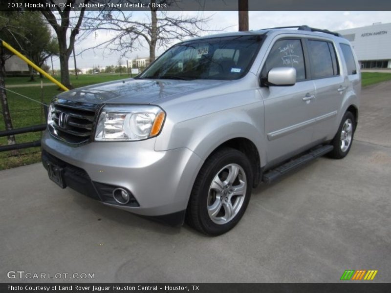 Alabaster Silver Metallic / Black 2012 Honda Pilot EX-L
