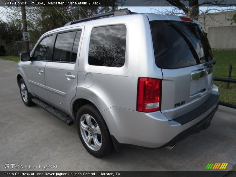 Alabaster Silver Metallic / Black 2012 Honda Pilot EX-L